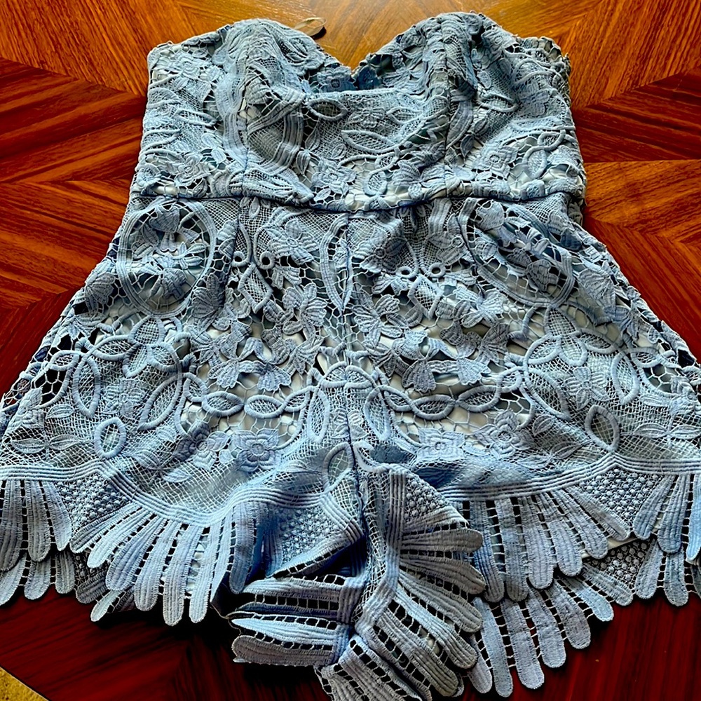 Blue romper